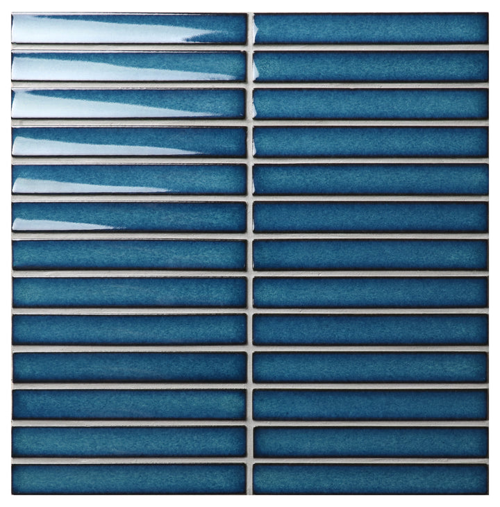 Raku Gloss/Matte Finger Mosaics