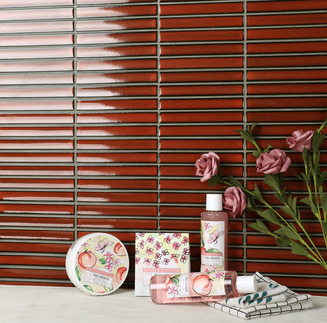 Raku Gloss/Matte Finger Mosaics