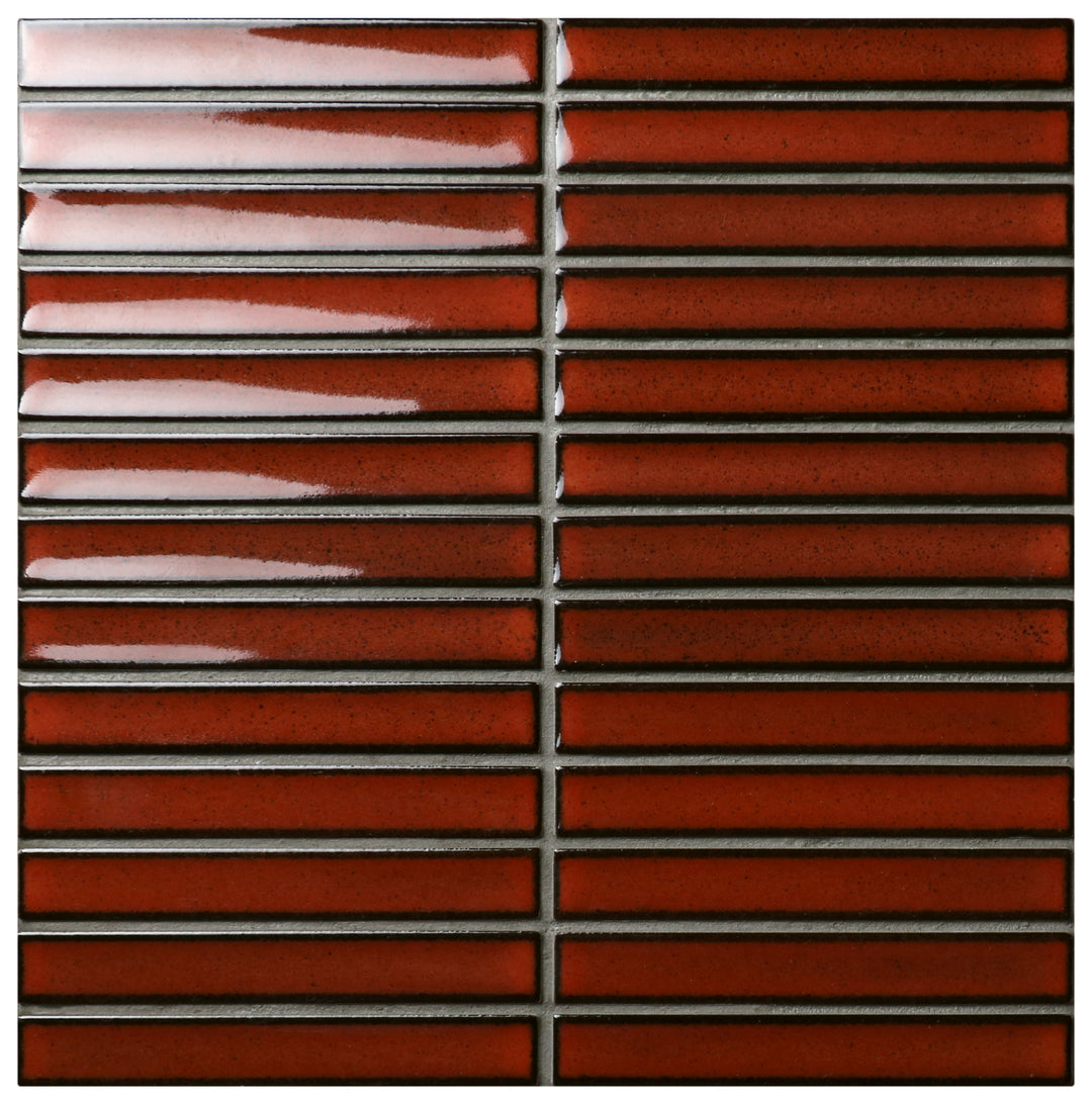 Raku Gloss/Matte Finger Mosaics