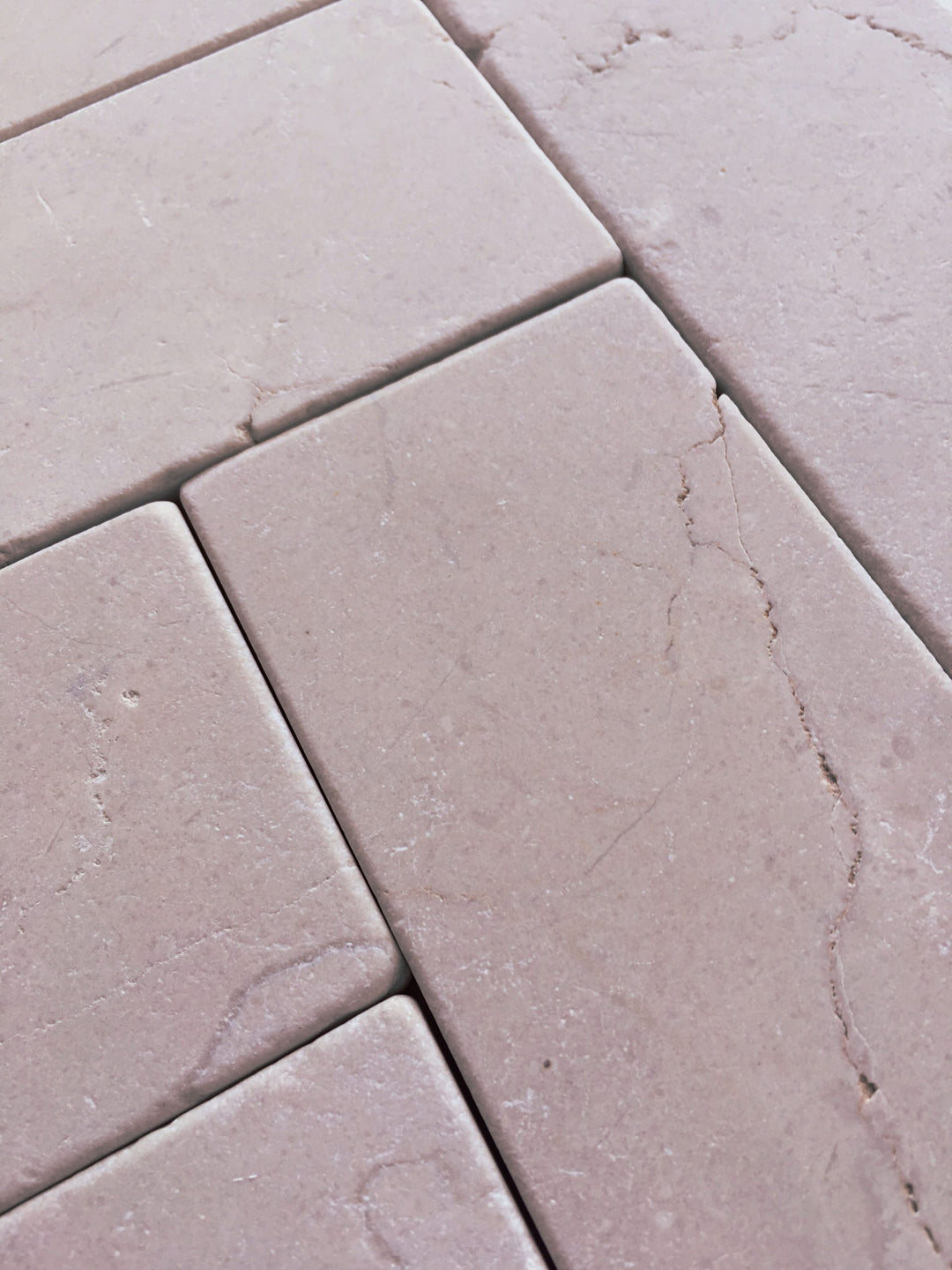 Rosso Crema Tumbled Marble Long Subway