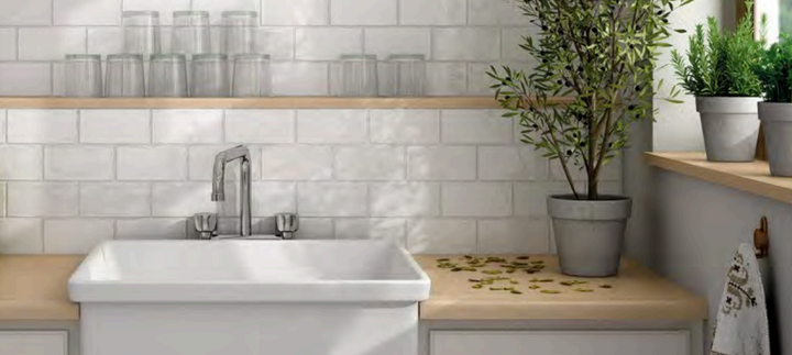 Rustic Series White Wall Tiles Gloss & Matte
