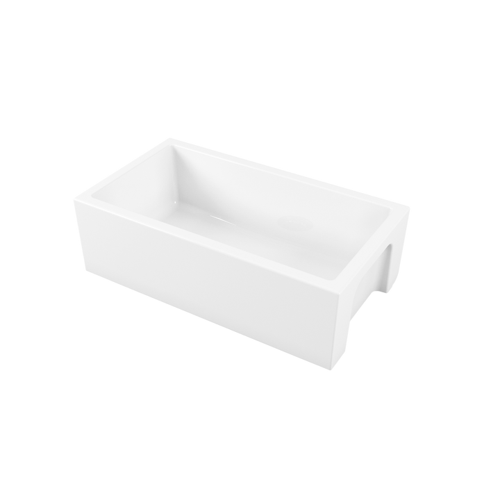 Oliveri Sicily Fireclay Farmhouse Counter Top or Undermount Sink
