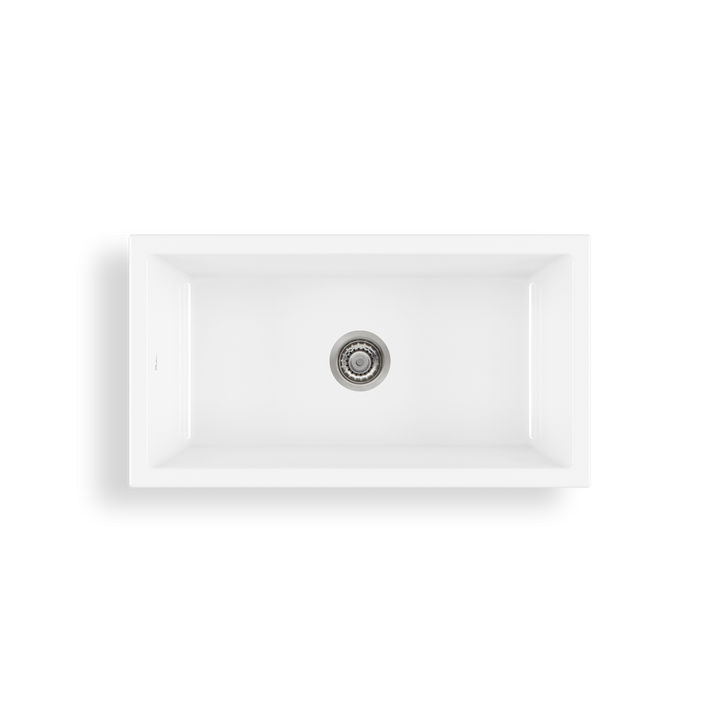 Oliveri Sicily Fireclay Farmhouse Counter Top or Undermount Sink