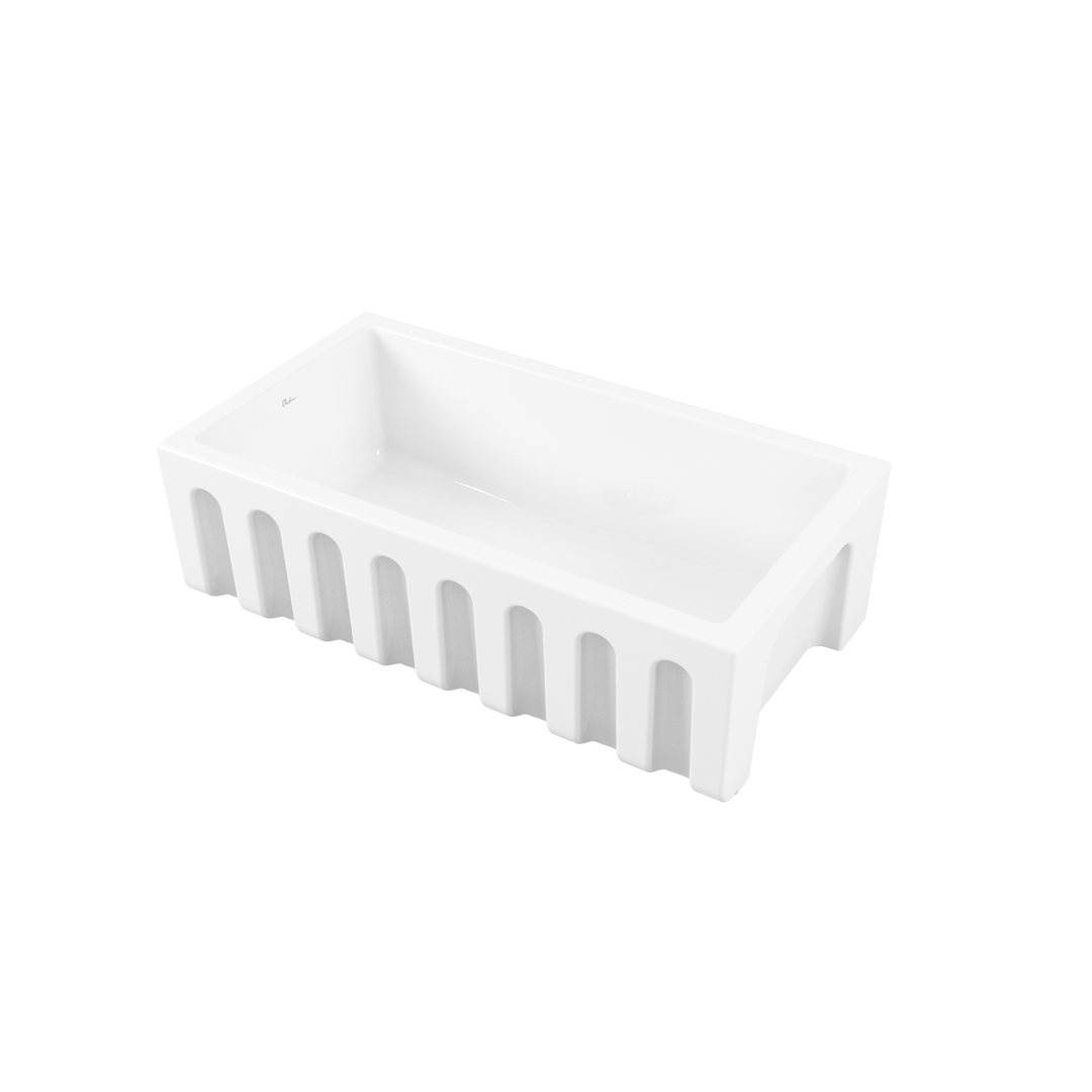Oliveri Sicily Fireclay Farmhouse Counter Top or Undermount Sink