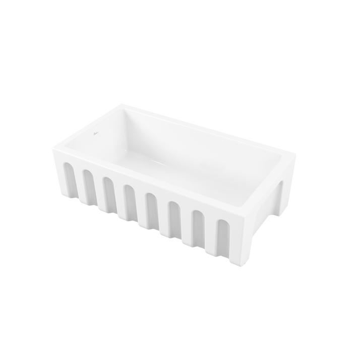 Oliveri Sicily Fireclay Farmhouse Counter Top or Undermount Sink