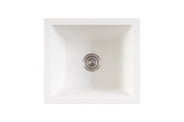 ADP Bellevue Small Rectangular Sink Matte White