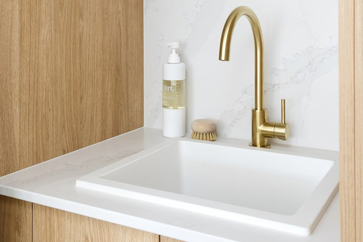 ADP Bellevue Small Rectangular Sink Matte White
