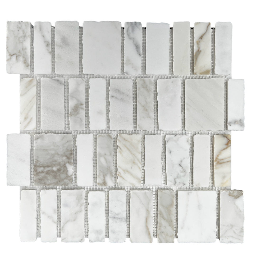 Split Calacatta 4mm Mosaic