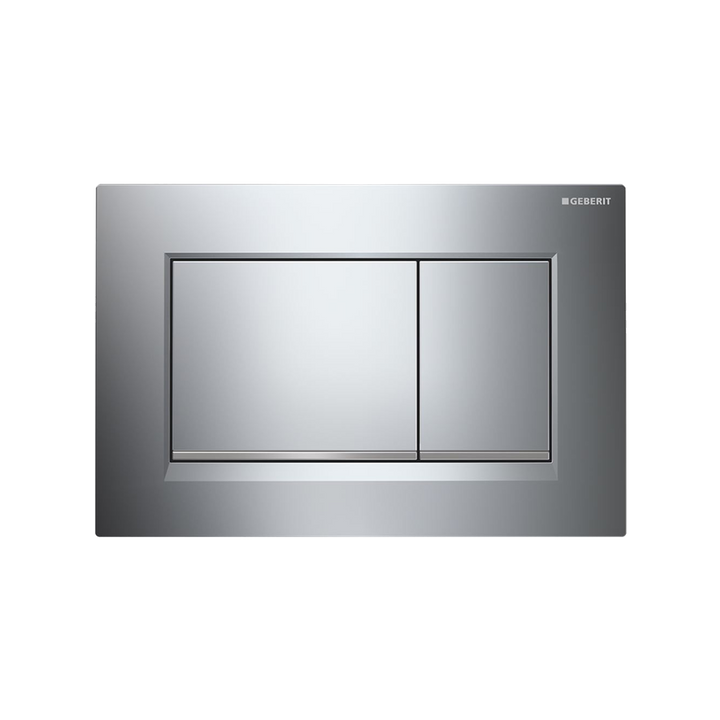 Geberit Concealed Cistern Flush Plate with Square Buttons