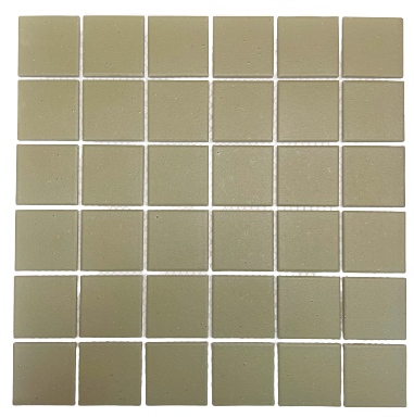 Olive Square Mosaic 48x48mm