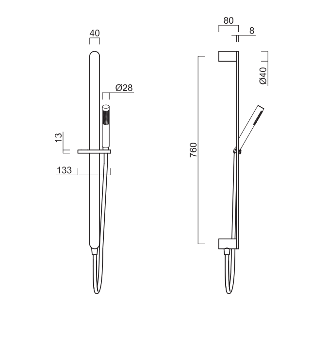 Gareth Ashton Alfresco 316 Hand Shower Set