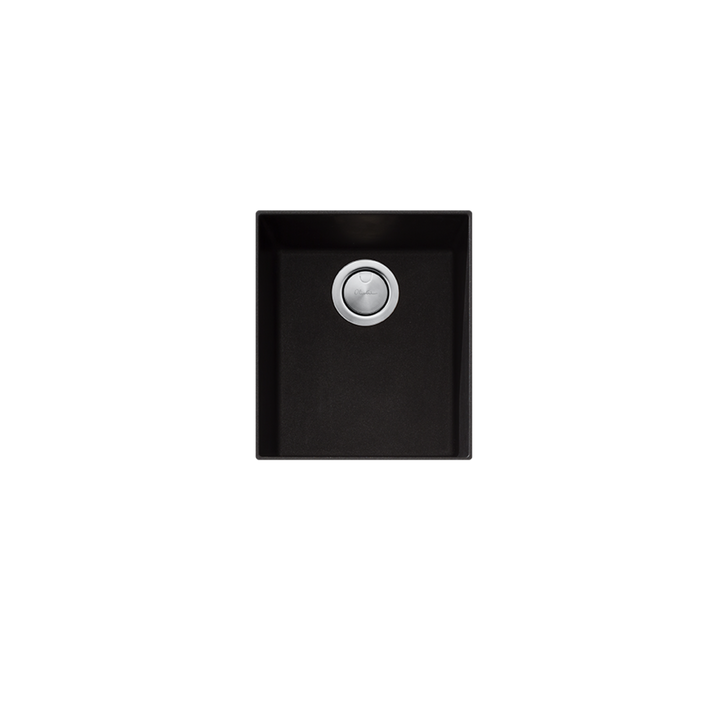 Oliveri Santorini Black Standard Bowl Undermount Sink