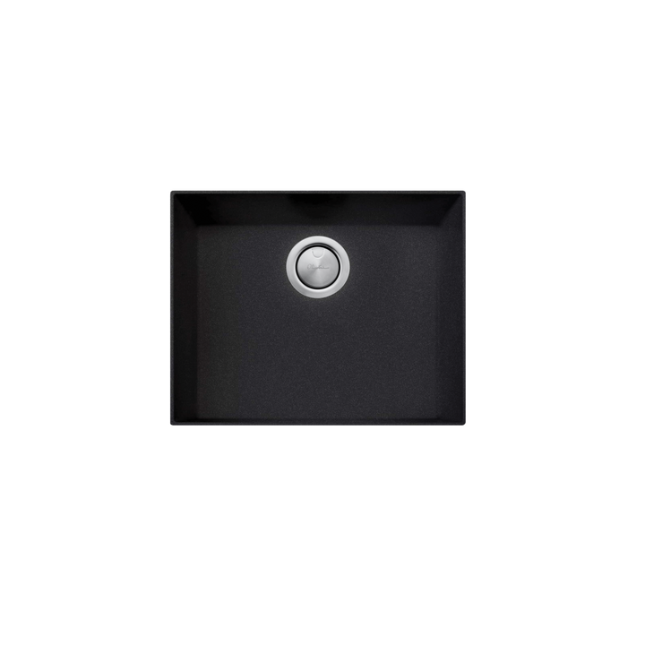 Oliveri Santorini Black Grande Bowl Undermount Sink