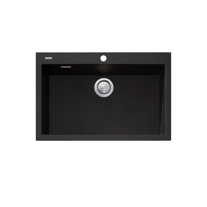 Oliveri Santorini Black Mega Bowl Topmount Sink
