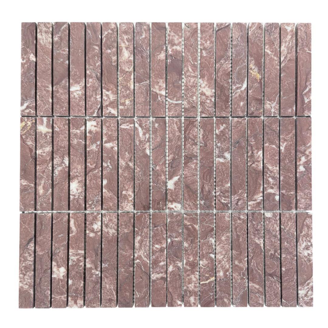 Stack Regal Purple Marble Mosaic 305×298mm