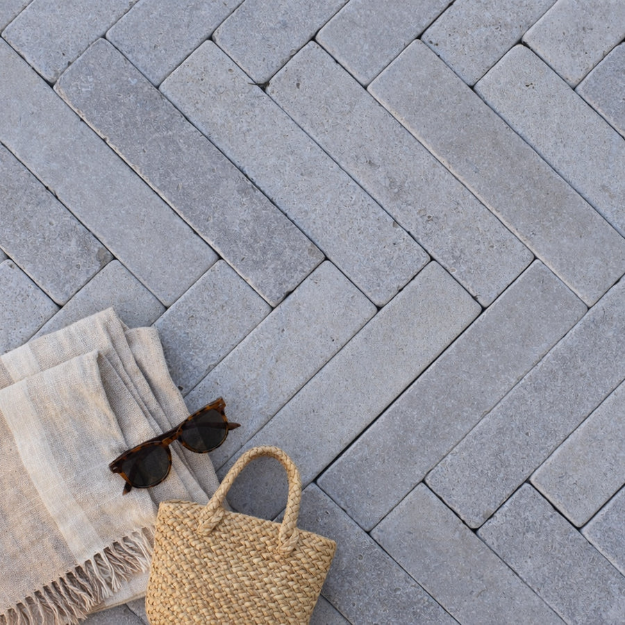 Sahara Slimline Heritage Tumbled 300x70x30mm Paver