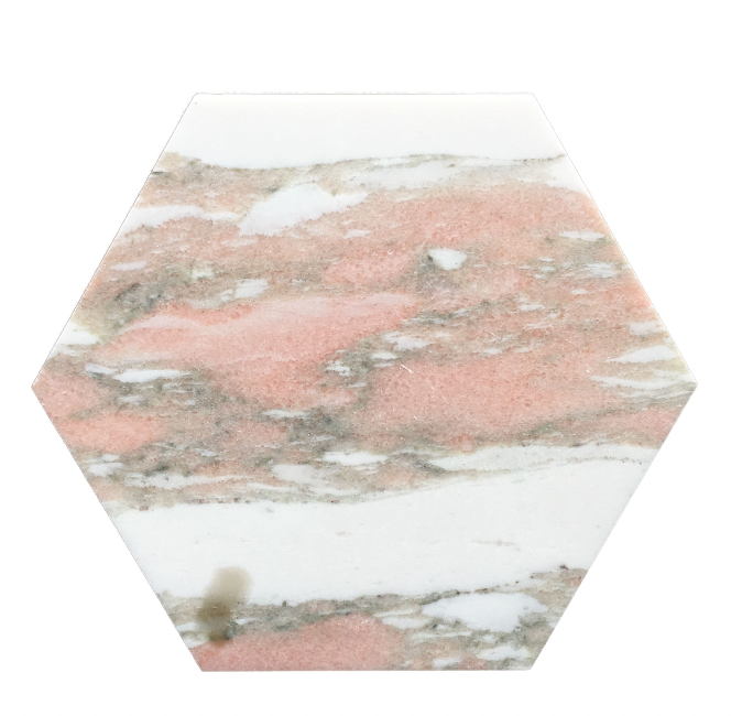 Norwegian Rose Large Hexagon Tile