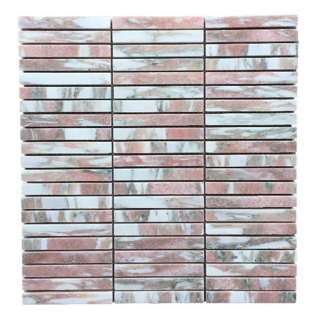 Norwegian Rose Marble Finger Mosaic