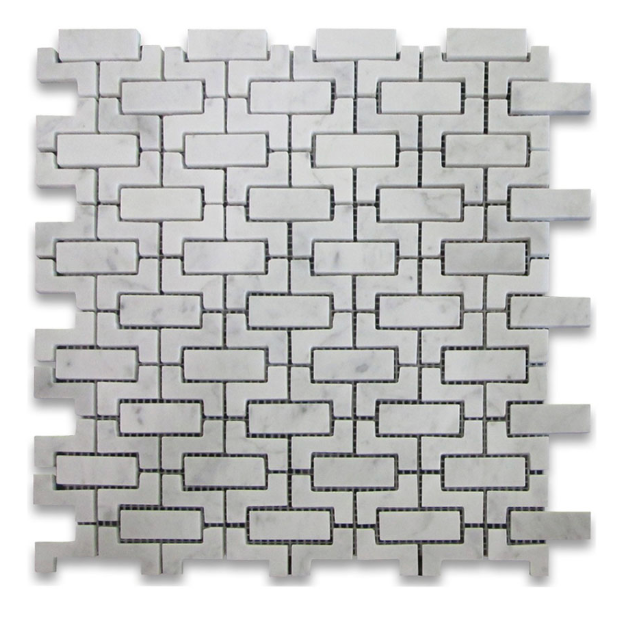 Maze Carrara Mosaic