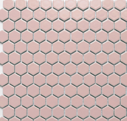 The Small Matte Hexagon Tile Mosaic Collection