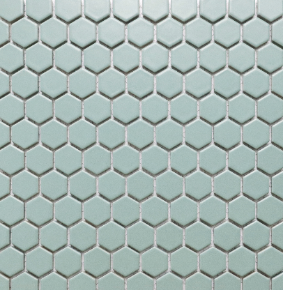The Small Matte Hexagon Tile Mosaic Collection