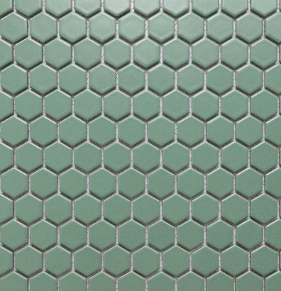 The Small Matte Hexagon Tile Mosaic Collection