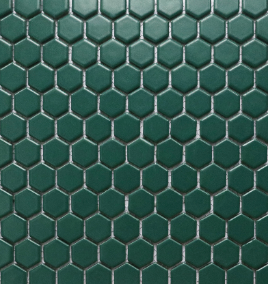 The Small Matte Hexagon Tile Mosaic Collection