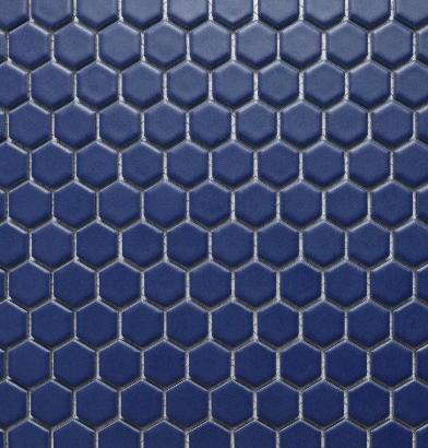 The Small Matte Hexagon Tile Mosaic Collection