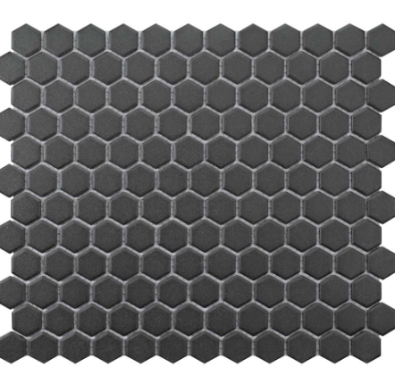 The Unglazed Matte Hexagon Tile Mosaic