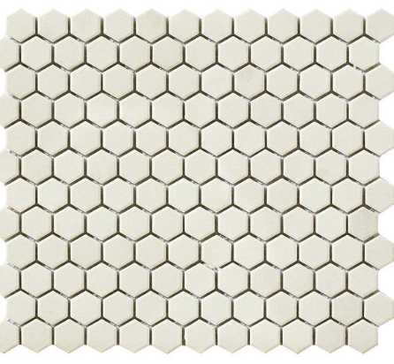 The Unglazed Matte Hexagon Tile Mosaic
