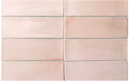 Miyako Crystal Pink Gloss Porcelain Tiles