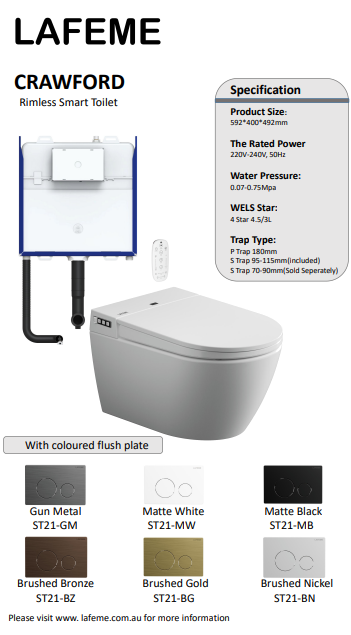 Lafeme Crawford Smart Toilet
