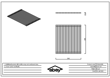 Abey Concertina 5 Section