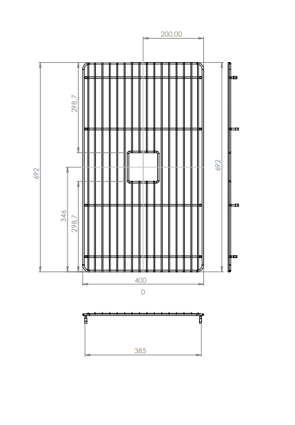 Abey Drainer Grid for LEGRANDE-1W