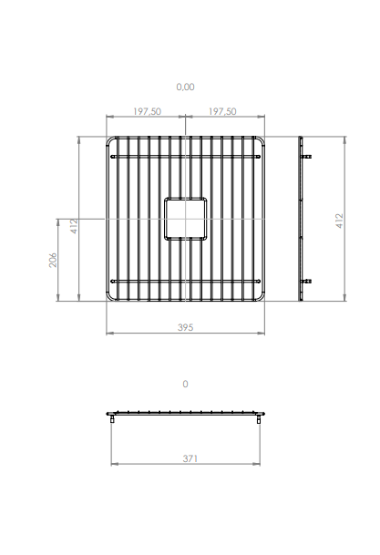 Abey Drainer Grid for LEGRANDE-2W (Large Bowl)