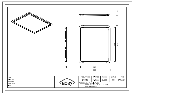 Abey Drainer Grid for LEGRANDE-2W (Small Bowl)
