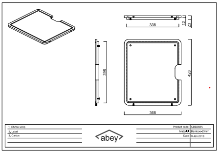 Abey Large Lucia Cutting Board