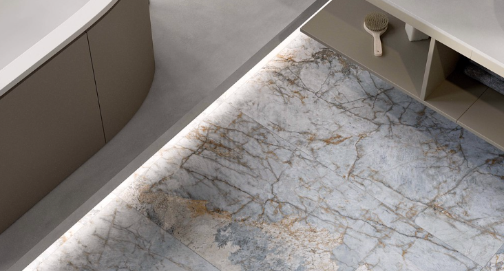 Meteorite Italian Porcelain Marble Tile Series