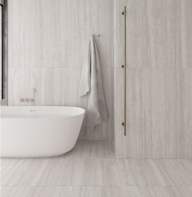 Euromarmo Travertine Chiaro Porcelain Collection