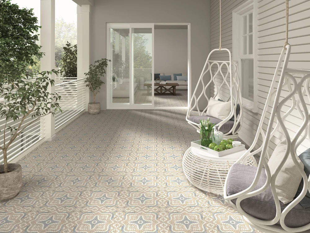 Mikron Sirakusa Multicolour Textured Tile 200x200mm