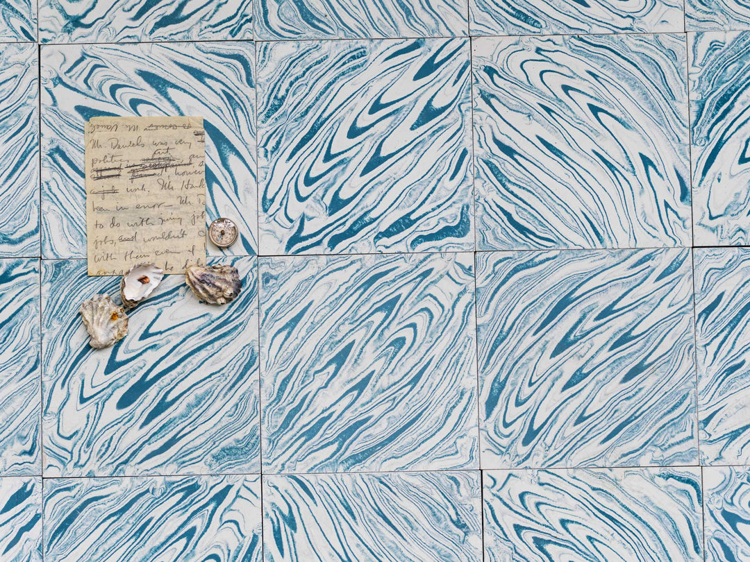 The Sibella Court Tradewinds Sirocco Encaustic Tile Collection