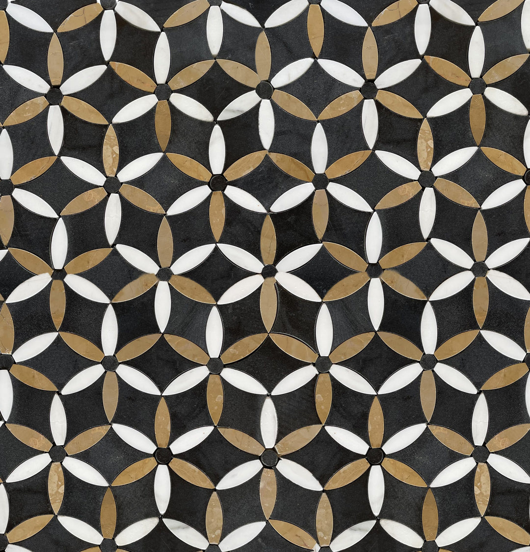 Sonja Natural Stone Mosaic White