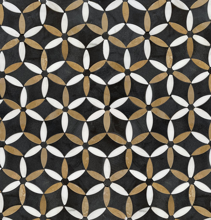 Sonja Natural Stone Mosaic White