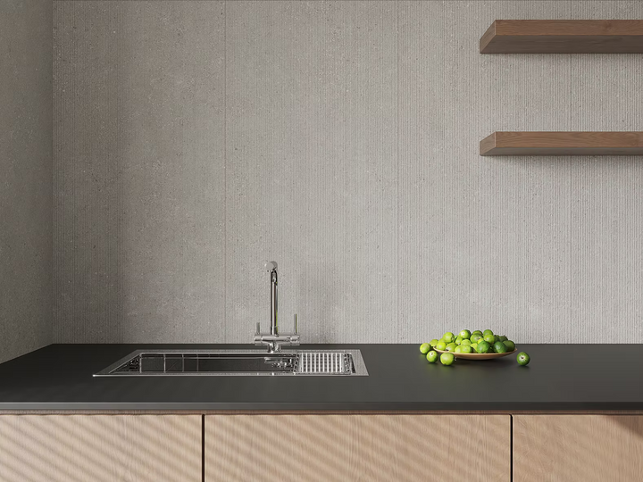 Space Collection Silver Porcelain Matt Tiles