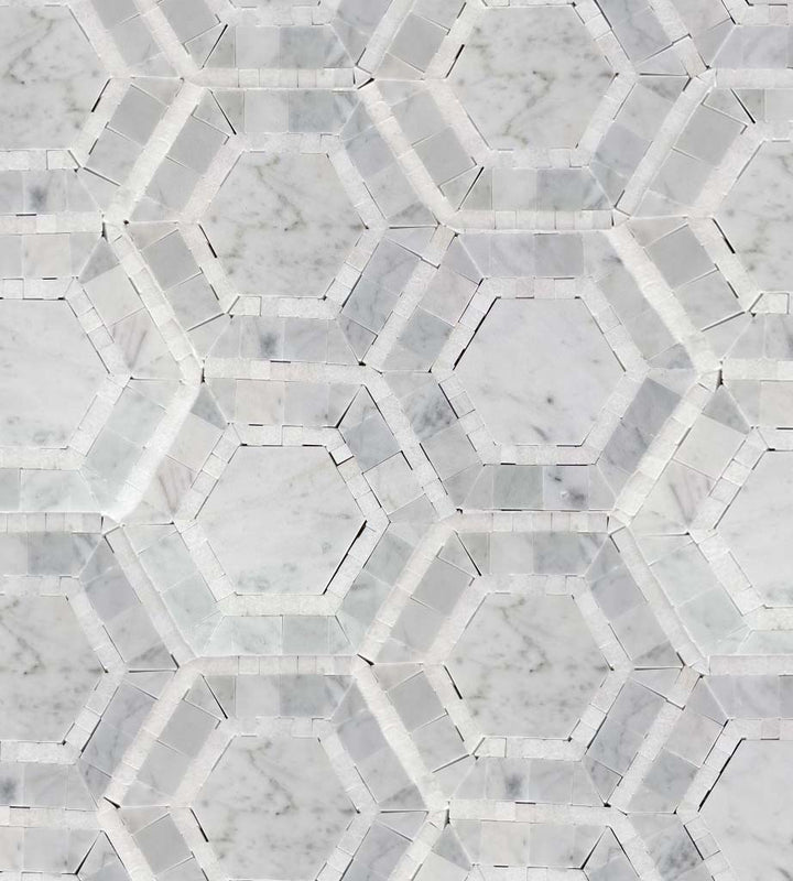 Quebec Honed Natural Marble Mosaic