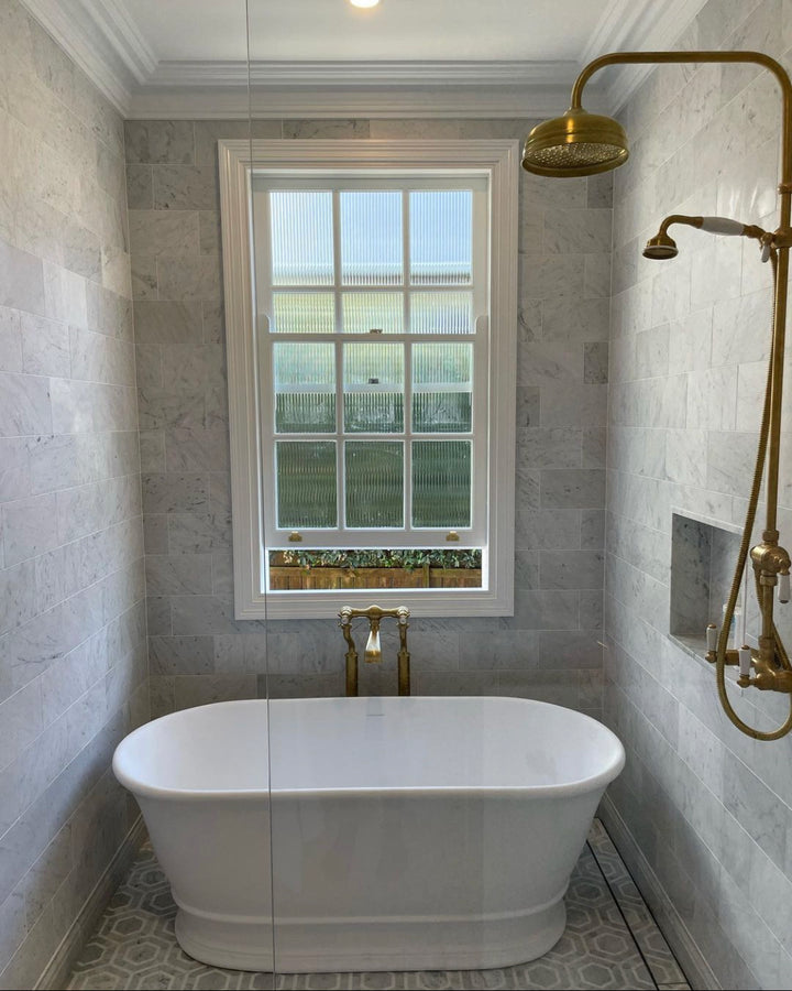 Quebec Honed Natural Marble Mosaic