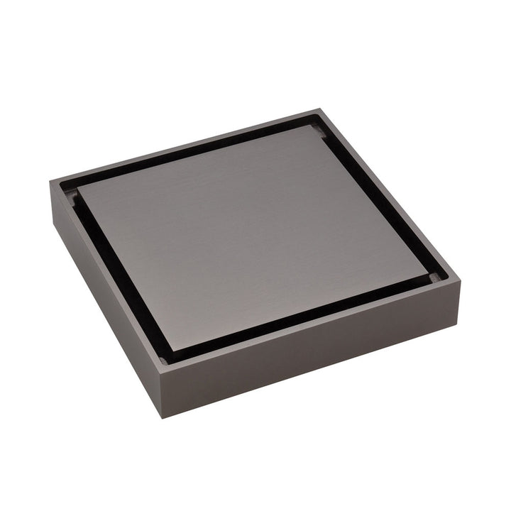 Fienza Round 2-in-1 Tile Bed Floor Waste 88mm Outlet Gun Metal