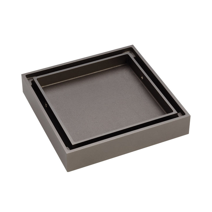 Fienza Round 2-in-1 Tile Bed Floor Waste 88mm Outlet Gun Metal