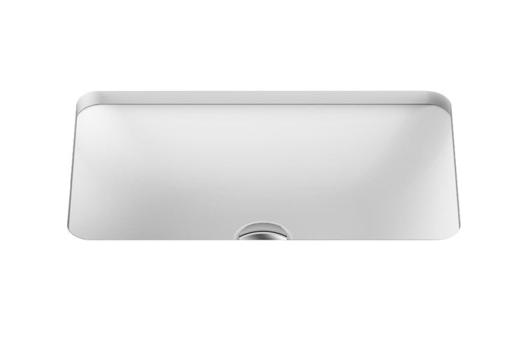 ADP Glory Under-Counter Gloss or Matte White Solid Surface Basin