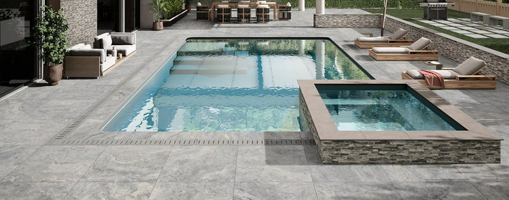 Travertino Pearl Porcelain Tile